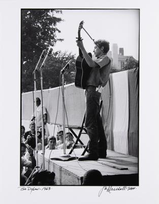 Lot #8011 Bob Dylan Original Photographic Print by