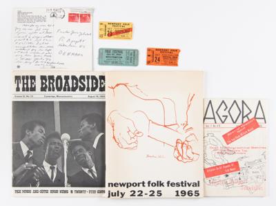Lot #8017 Bob Dylan: 1965 Newport Folk Festival