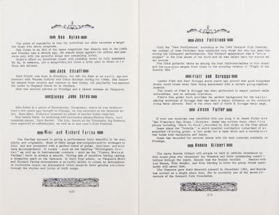 Lot #8017 Bob Dylan: 1965 Newport Folk Festival Archive - Image 5