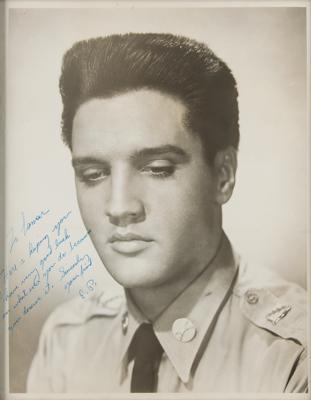 Lot #8203 Elvis Presley Signed Oversized Photograph from G.I. Blues  - Image 1