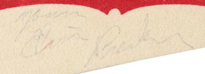 Lot #8205 Elvis Presley Signed Concert Pennant - Image 2