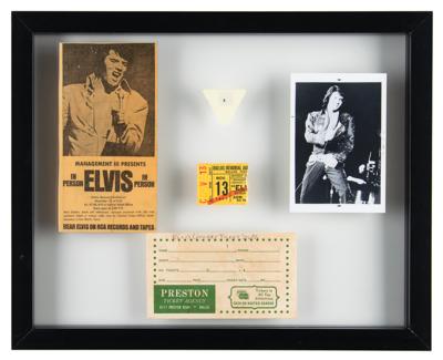 Lot #8206 Elvis Presley 1971 Dallas Concert Guitar Pick (Attested as Given to a Fan) - Image 1