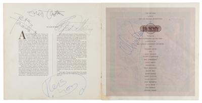 Lot #8138 The Who and Eric Clapton Signed Program for 'Tommy' - Image 1