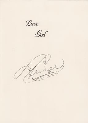 Lot #8432 Prince 1986 Christmas Card - Image 1