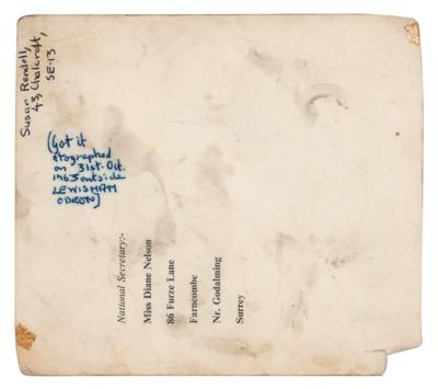 Lot #8132 Keith Richards Signed 1963 Promotional Card - Image 2