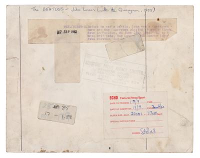 Lot #8068 John Lennon and the Quarrymen Original Wire Photograph - Image 2