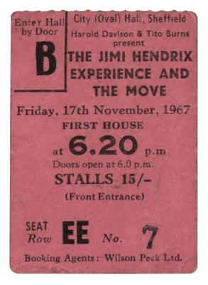 Lot #8114 Jimi Hendrix Experience and Pink Floyd
