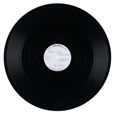 Lot #8013 Bob Dylan Single Record Acetate for