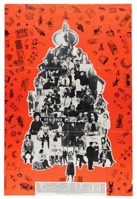 Lot #8075 Apple Records 1970 Christmas Poster - Image 1