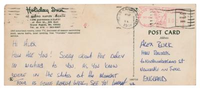 Lot #8377 U2: Larry Mullen, Jr. Autograph Letter Signed - Image 1