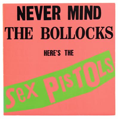 Lot #8365 The Sex Pistols U.S. Album Pressing of Never Mind the Bollocks, Here's the Sex Pistols with Press Kit and Promotional Photos - Image 1