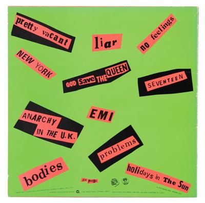 Lot #8365 The Sex Pistols U.S. Album Pressing of Never Mind the Bollocks, Here's the Sex Pistols with Press Kit and Promotional Photos - Image 2