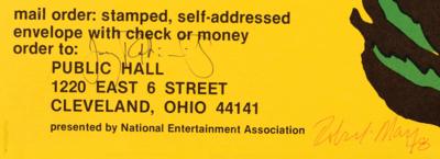 Lot #8269 Bob Marley and the Wailers Signed 1979 Cleveland Concert Poster - Image 3