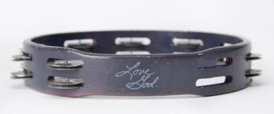 Lot #8427 Prince Purple Rain Tour Tambourine - Image 1