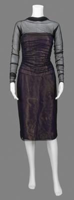 Lot #8371 Whitney Houston's Personally-Owned Black Cocktail Dress by Vicky Tiel - Image 1