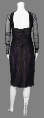Lot #8371 Whitney Houston's Personally-Owned Black Cocktail Dress by Vicky Tiel - Image 3