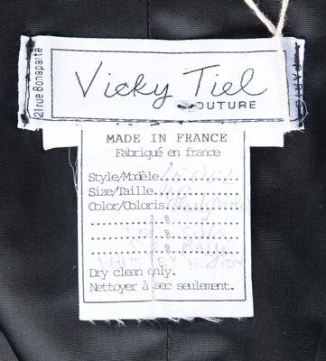 Lot #8371 Whitney Houston's Personally-Owned Black Cocktail Dress by Vicky Tiel - Image 4