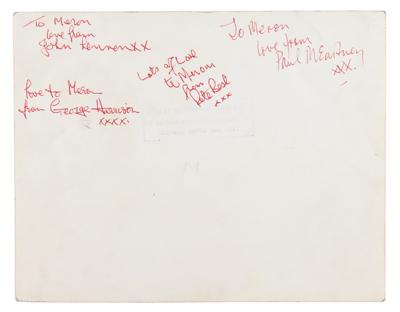 Lot #8049 Beatles Signed Photograph - Image 1