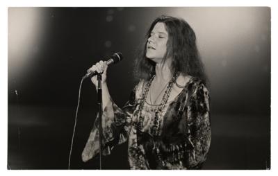 Lot #8240 Janis Joplin Original Photograph (1969)