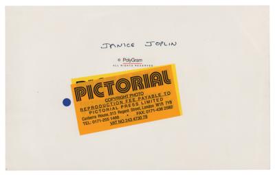 Lot #8240 Janis Joplin Original Photograph (1969) - Image 2