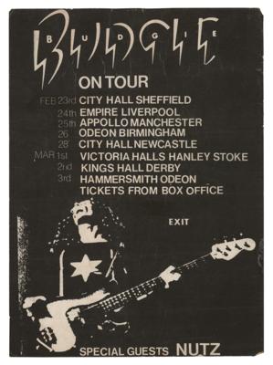 Lot #8347 Rush Signed 1978 Budgie Handbill - Image 2