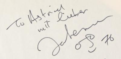 Lot #8066 John Lennon Signed 'Let It Be' Inner Album Sleeve with (2) Original Sketches - Image 2