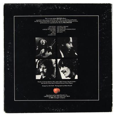Lot #8066 John Lennon Signed 'Let It Be' Inner Album Sleeve with (2) Original Sketches - Image 5