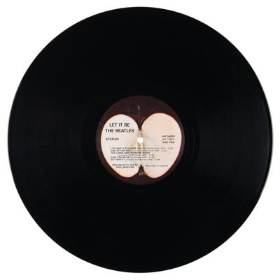 Lot #8066 John Lennon Signed 'Let It Be' Inner Album Sleeve with (2) Original Sketches - Image 9