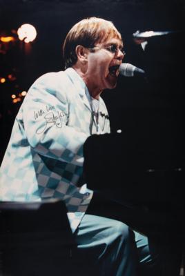 Lot #8320 Elton John Signed Oversized Photographic Print - Image 1