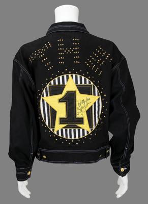 Lot #8268 Elton John Signed 'The One' Tour Jacket by Versace - Image 1