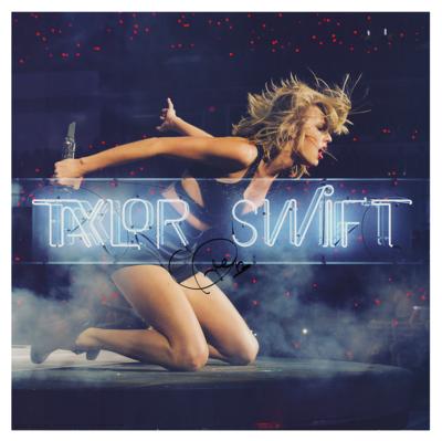 Lot #8443 Taylor Swift Signed Poster