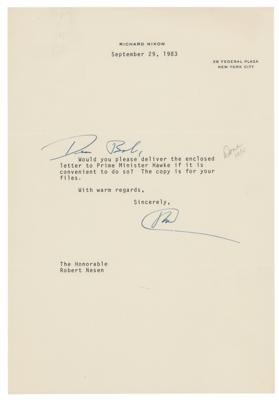 Lot #1051 Richard Nixon Typed Letter Signed - Image 1