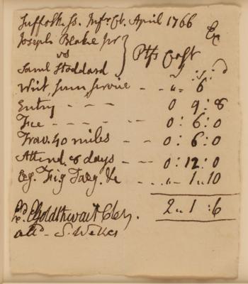 Lot #1001 John Adams Autograph Document Signed - Image 3