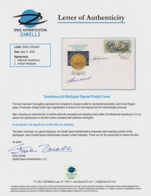 Lot #1276 Cosmonauts (3) Signed Covers - Image 2