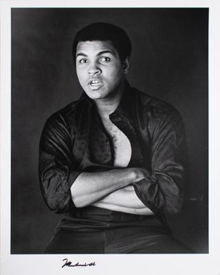 Lot #1796 Muhammad Ali Signed Oversized Photograph by John Stewart - Image 1