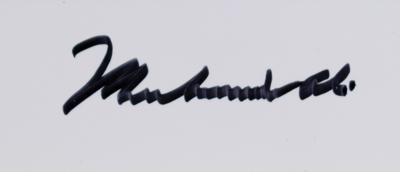 Lot #1796 Muhammad Ali Signed Oversized Photograph by John Stewart - Image 2