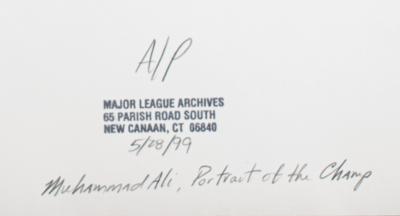 Lot #1796 Muhammad Ali Signed Oversized Photograph by John Stewart - Image 3
