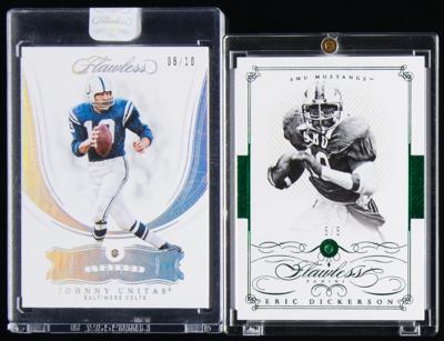 Lot #1956 Football Hall of Famers (5) Relic Cards - Image 2