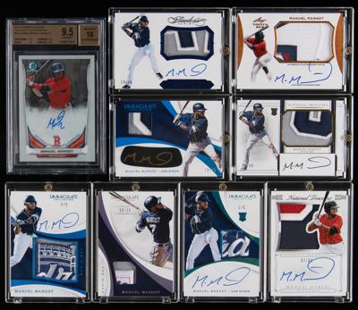 Lot #1975 Manuel Margot (16) Autographs, Relics, and Rookies - Image 1