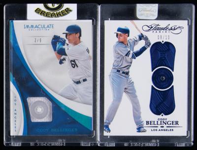 Lot #1923 Cody Bellinger (4) Autograph/Relic Cards - Image 2