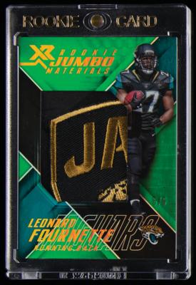 Lot #1892 2017 Panini Xr Rookie Jumbo Materials Leonard Fournette Player-Worn Logo Patch (5/5) - Image 1