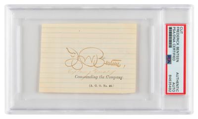 Lot #1238 Frederick W. Benteen Signature - Image 1