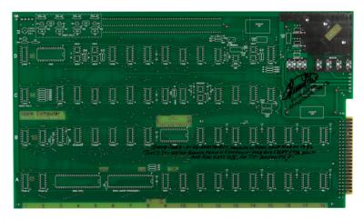 Lot #1120 Apple: Ronald Wayne Signed Apple-1 Replica - Image 1