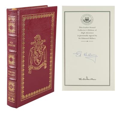 Lot #1166 Edmund Hillary Signed Book - Image 1