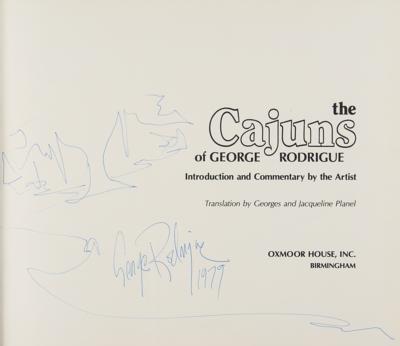 Lot #1306 Artists: Raphael Soyer and George Rodrigue (2) Signed Books - Image 2