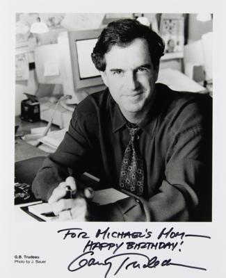 Lot #1403 Garry Trudeau (4) Signed Items - Image 2