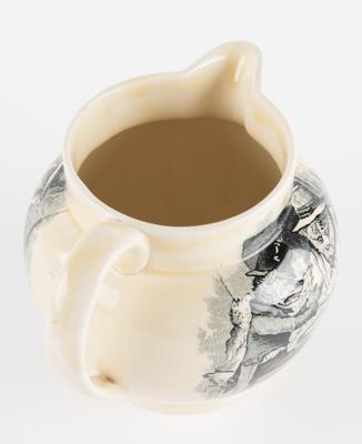Lot #1033 Calvin Coolidge and Prince of Wales: Peace Bridge Pitcher Mason Pitcher - Image 4