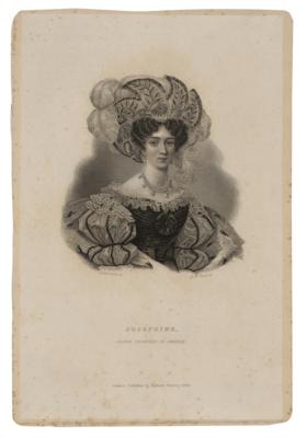 Lot #1176 Josephine of Leuchtenberg Autograph Letter Signed - Image 3