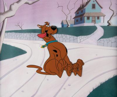 Lot #1487 Scooby-Doo model cel from a Hanna-Barbera production Production Cel - Image 1