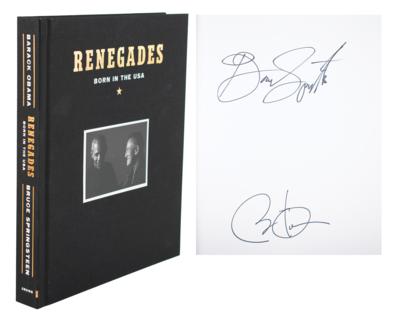 Lot #1061 Barack Obama and Bruce Springsteen Signed Book - Image 1